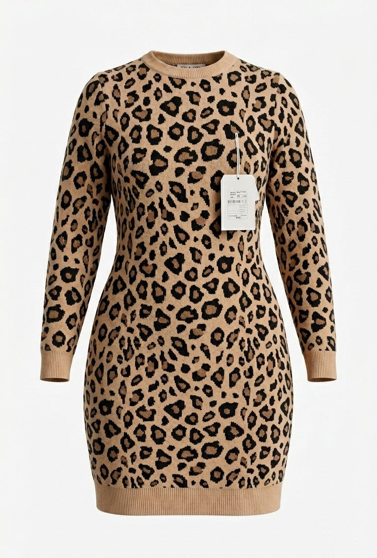 Vestido animal print