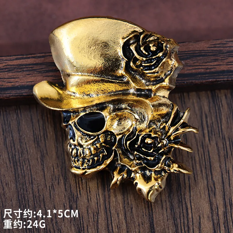 Pïn de calavera con flores