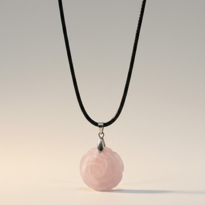 Collar cristal rosa
