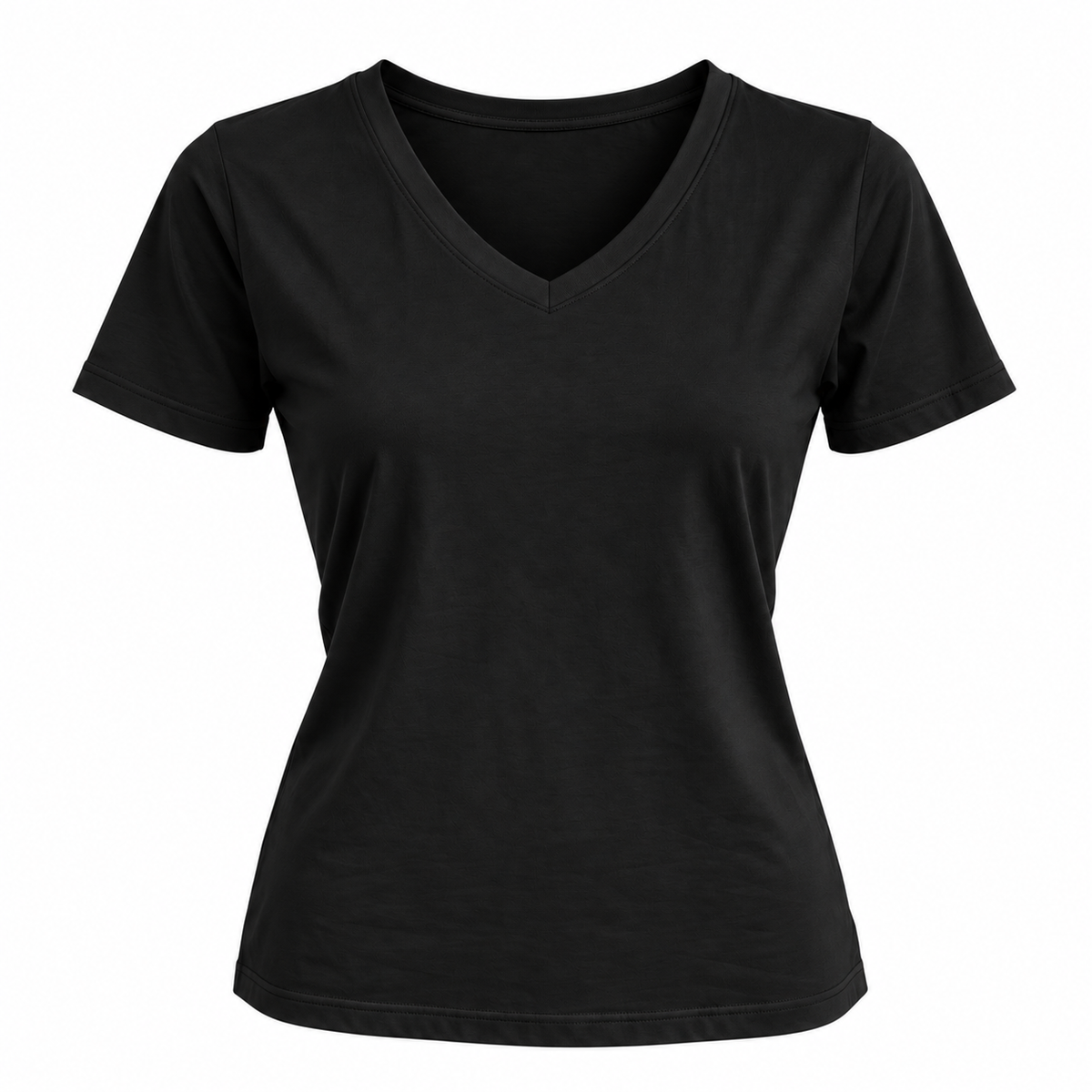 Playera básica cuello V