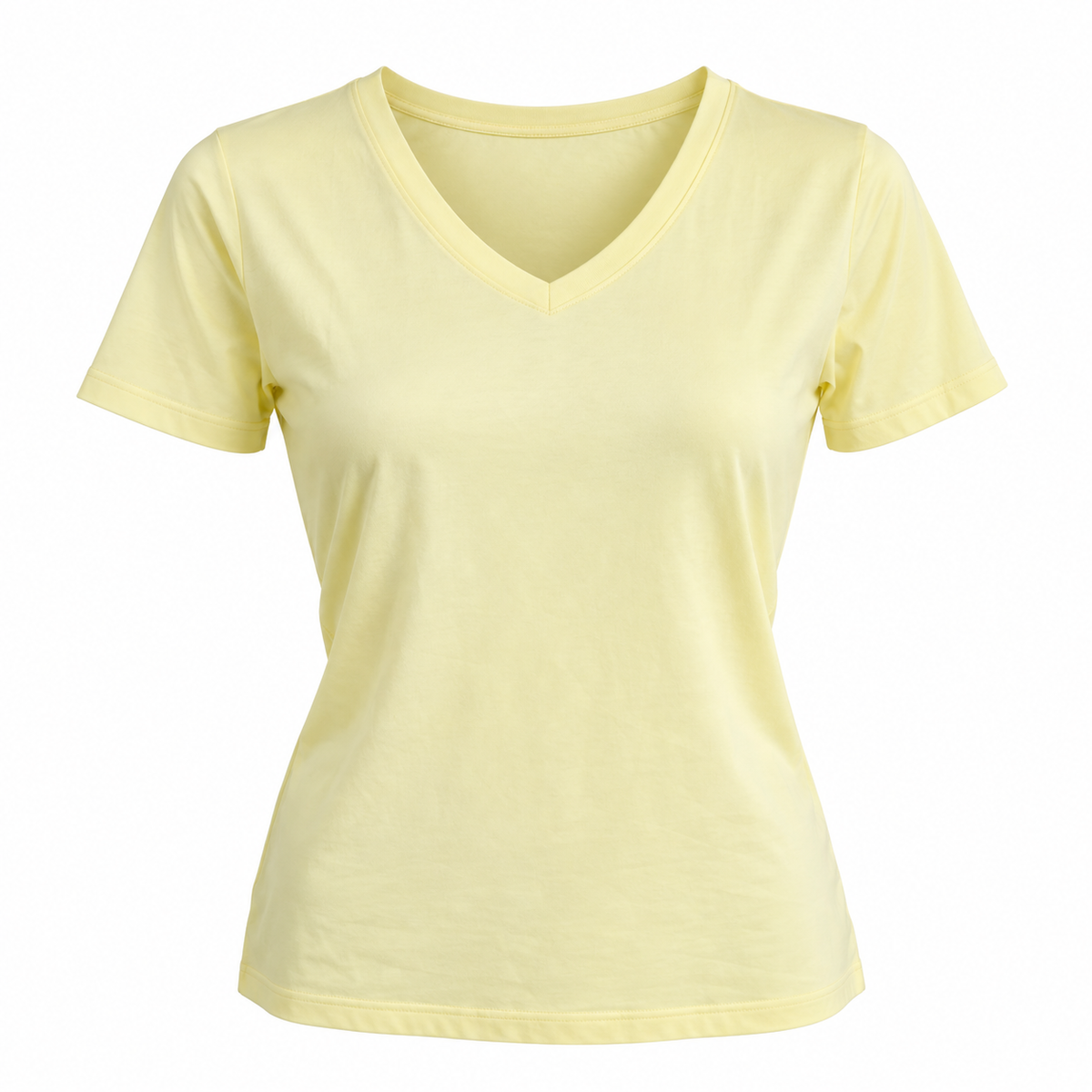 Playera básica cuello V