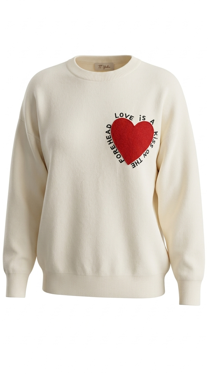Sueter amplio corazón