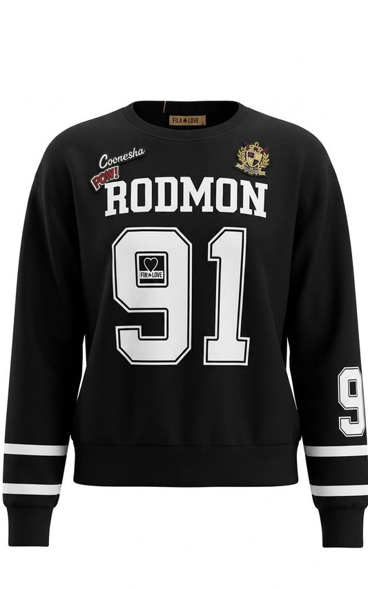 Sudadera números con escudos