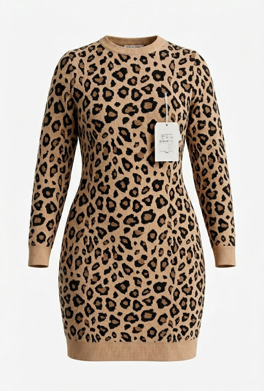Vestido animal print