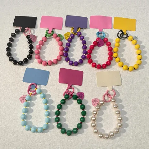 Pulsera de bolitas para celular