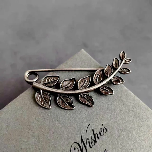 Broche grande aleación con zinc hoja