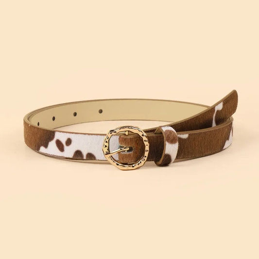 Cinturón animal print