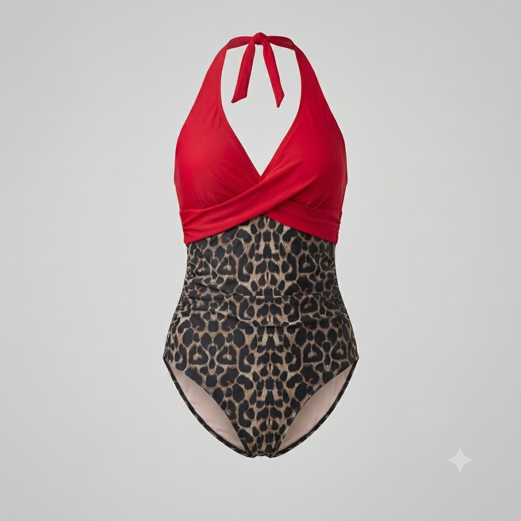 Traje de baño completo animal print