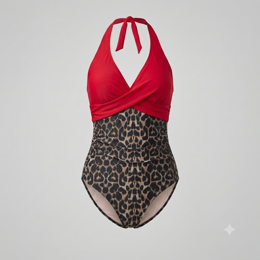 Traje de baño completo animal print