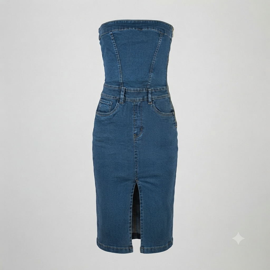Vestido Midi Straple