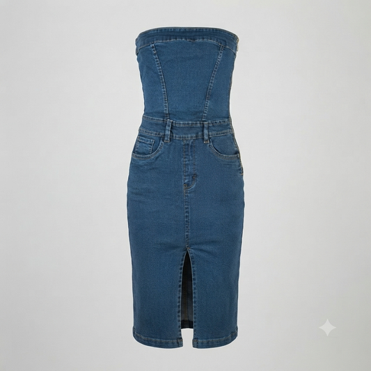 Vestido Midi Straple