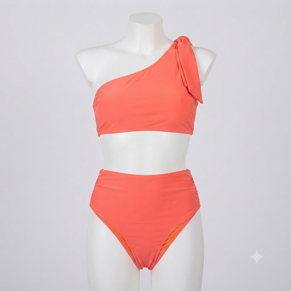 Traje de baño 2 piezas bikini naranja