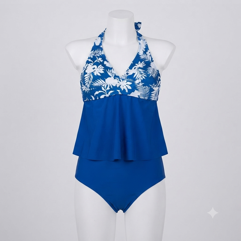 Traje de baño 2 piezas top completo