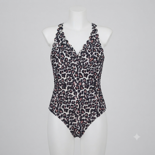 Traje de baño animal print completo