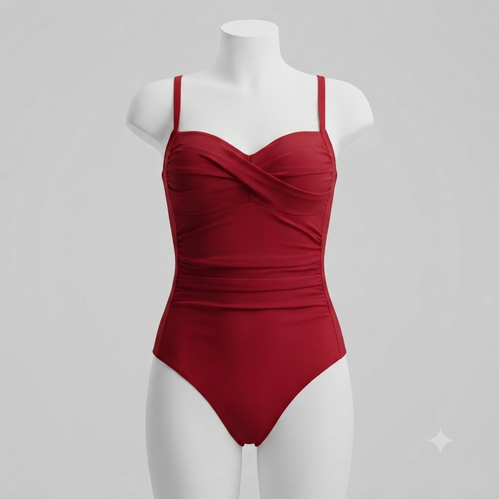 Traje de baño completo rojo