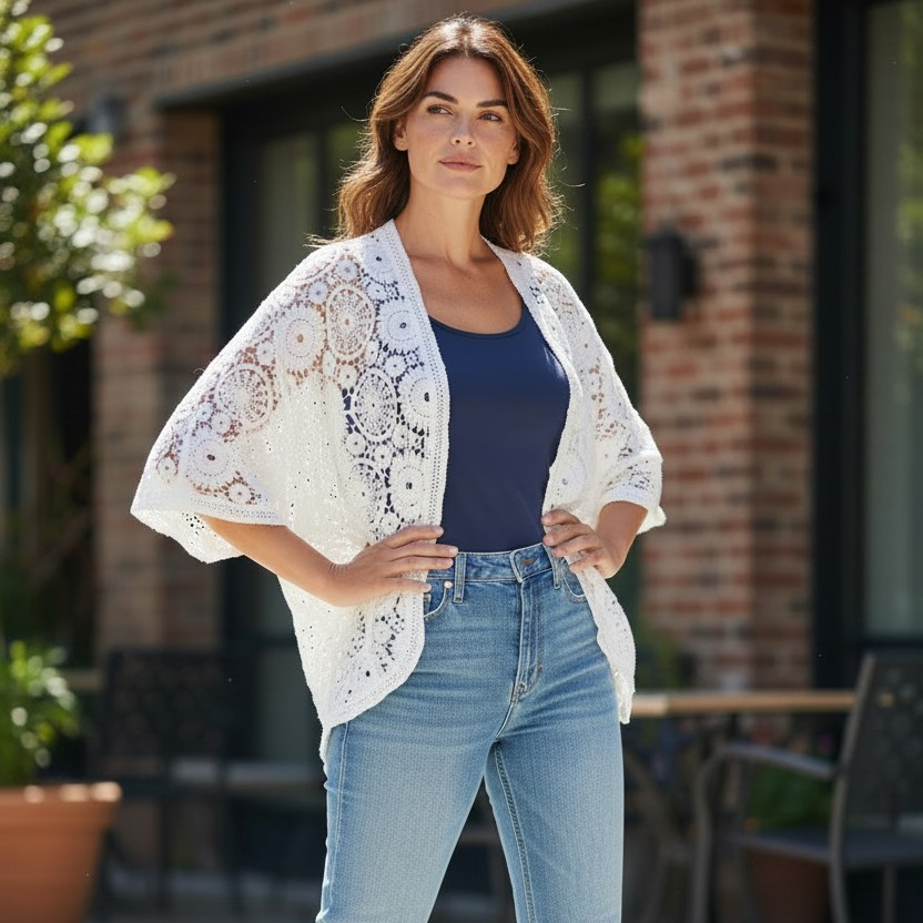 Blusa corchet manga murcielago