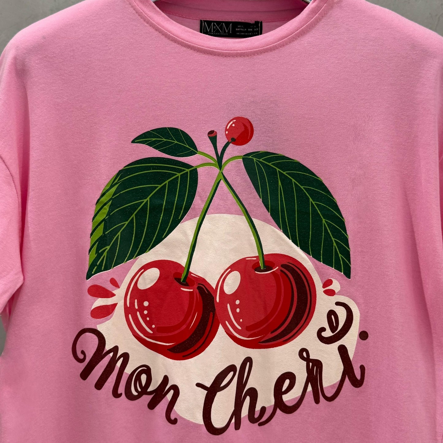 Playera Mon cherry