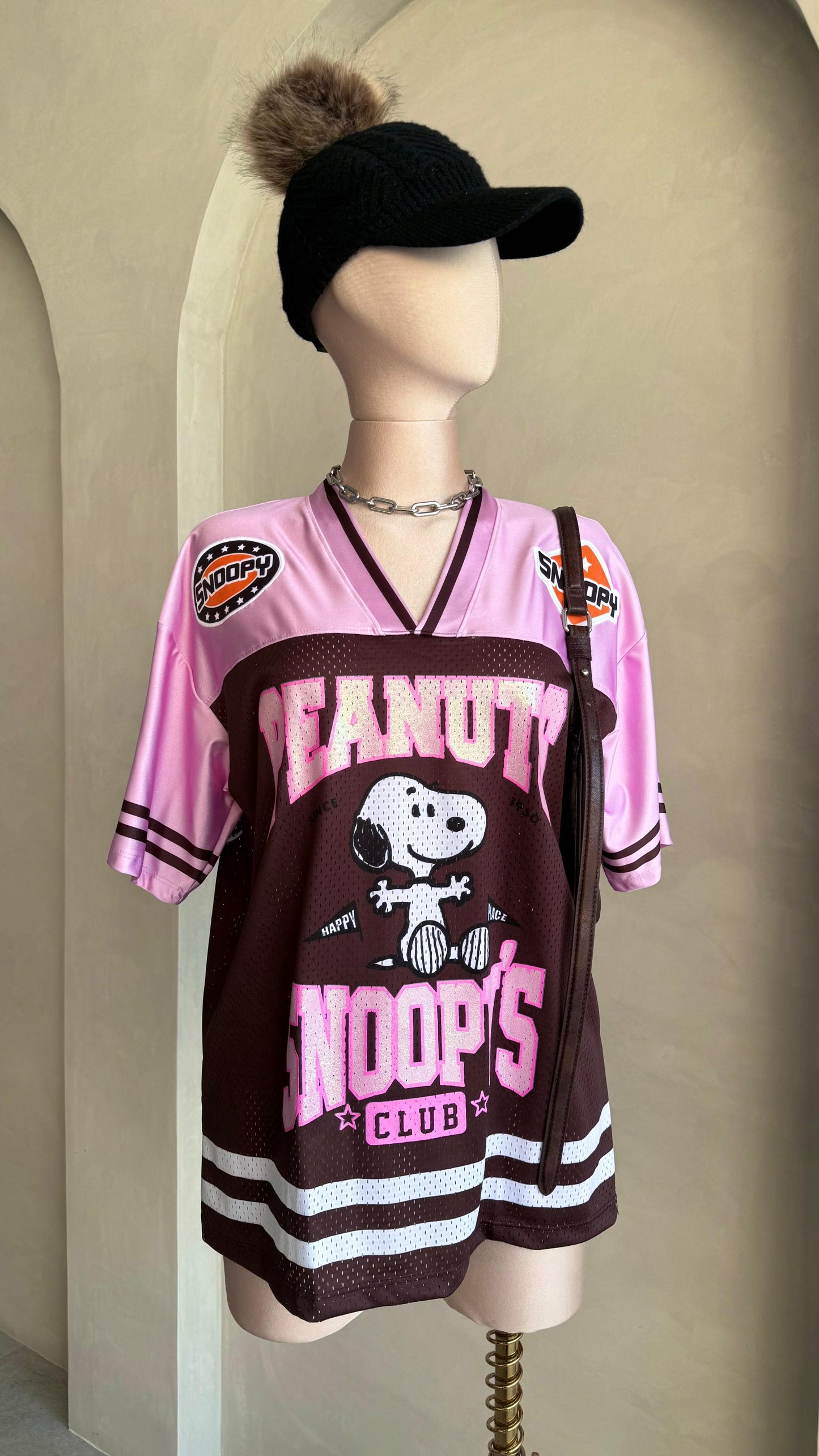 Jersey Snoopy Rosa
