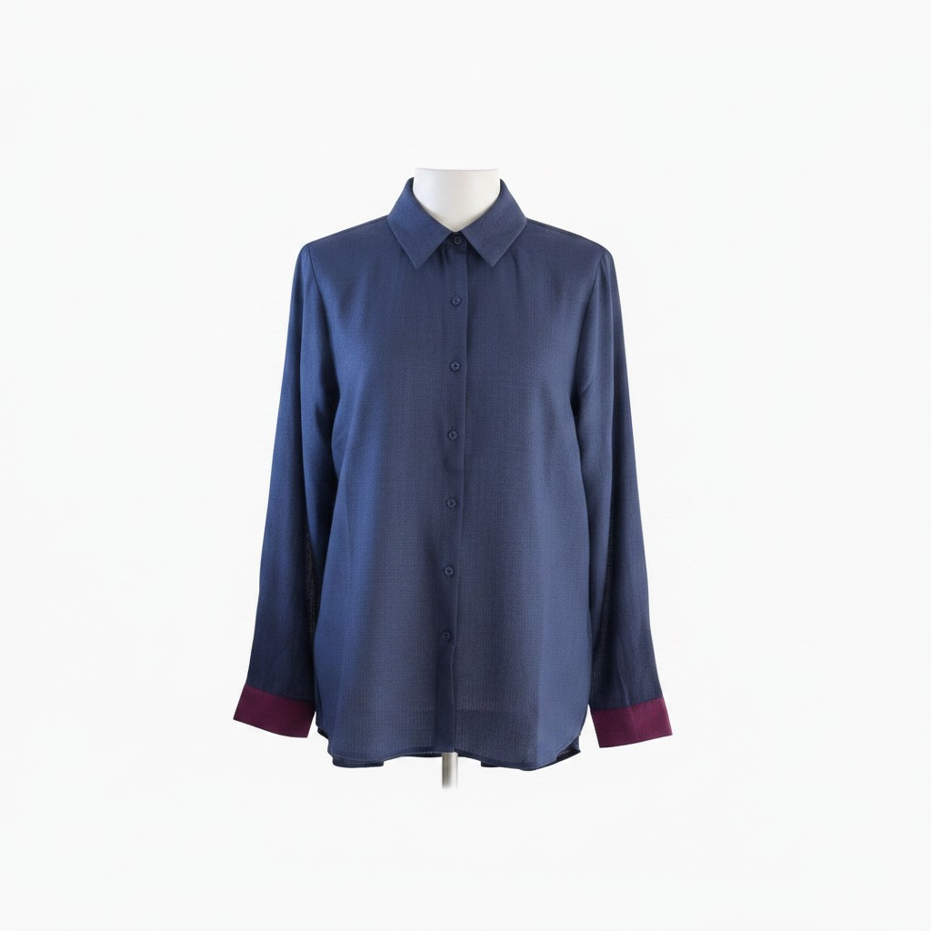 Camisa lino jaspeado