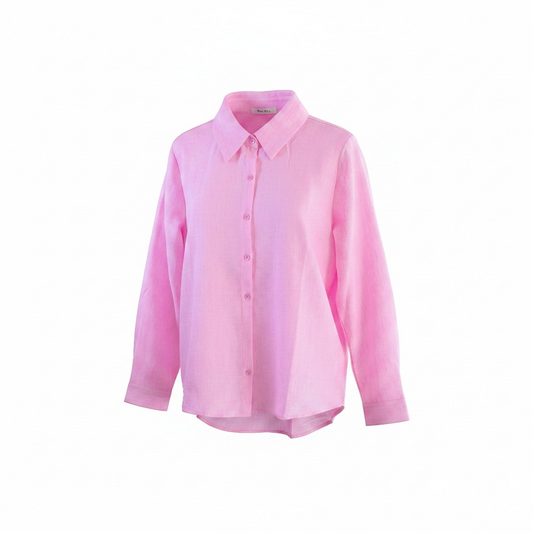 Camisa lino jaspeado