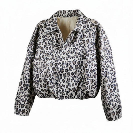 Chamarra estilo globo animal print