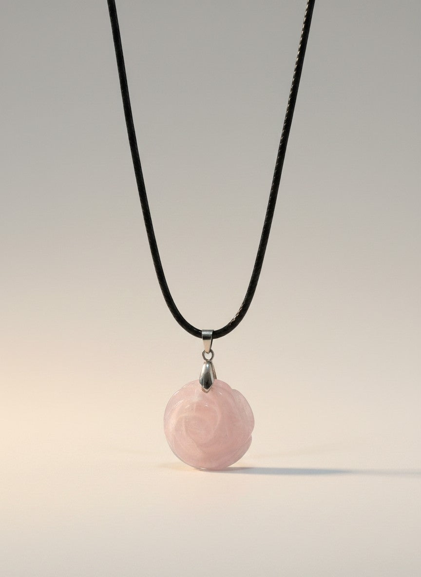 Collar cristal rosa