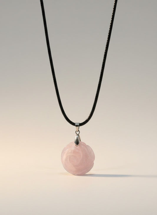 Collar cristal rosa