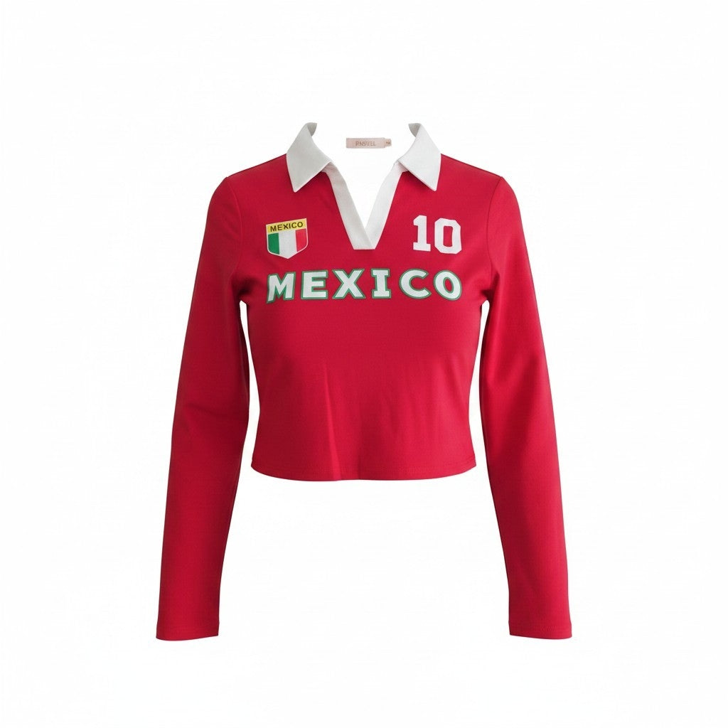 Playera manga larga México