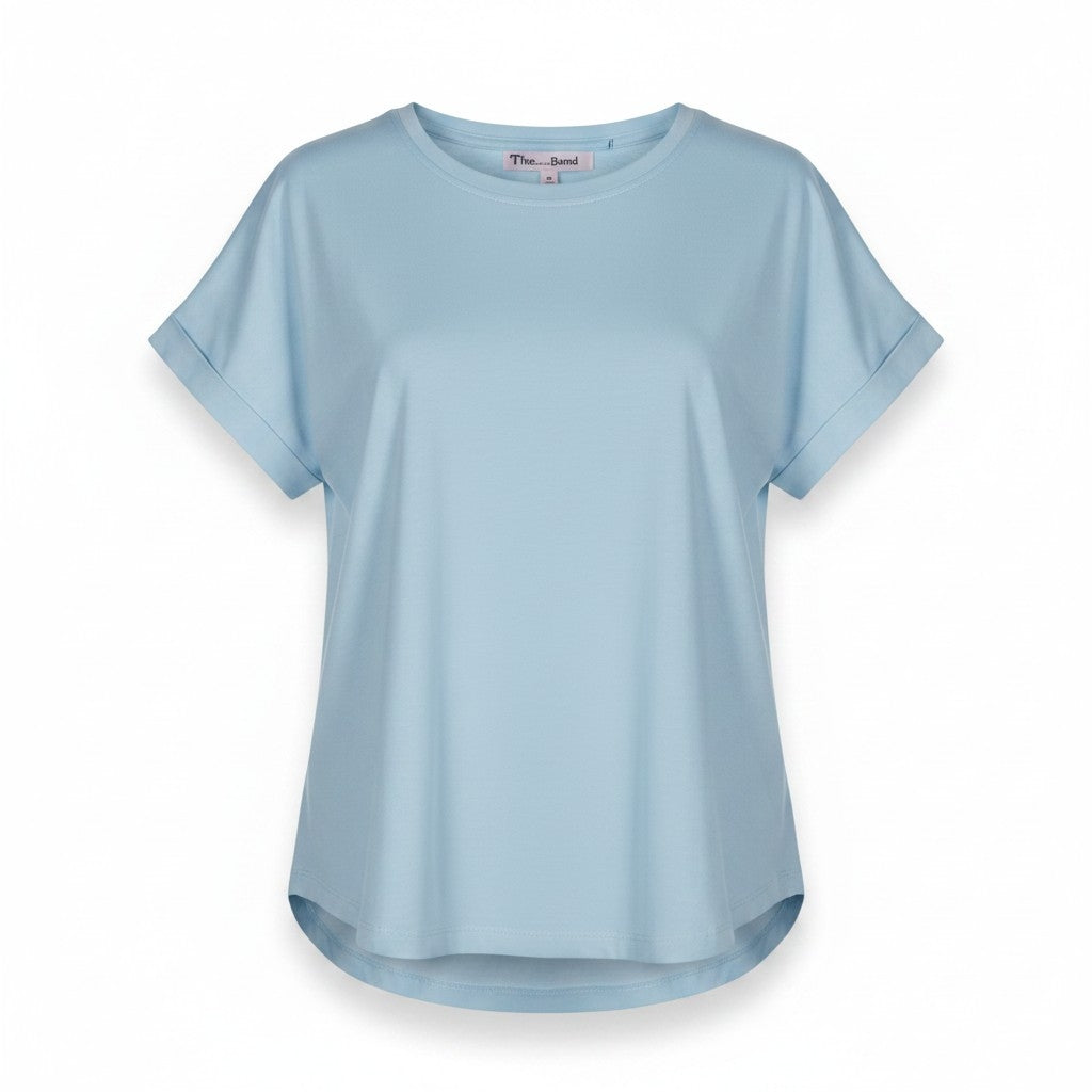 Playera dobladillo en mangas