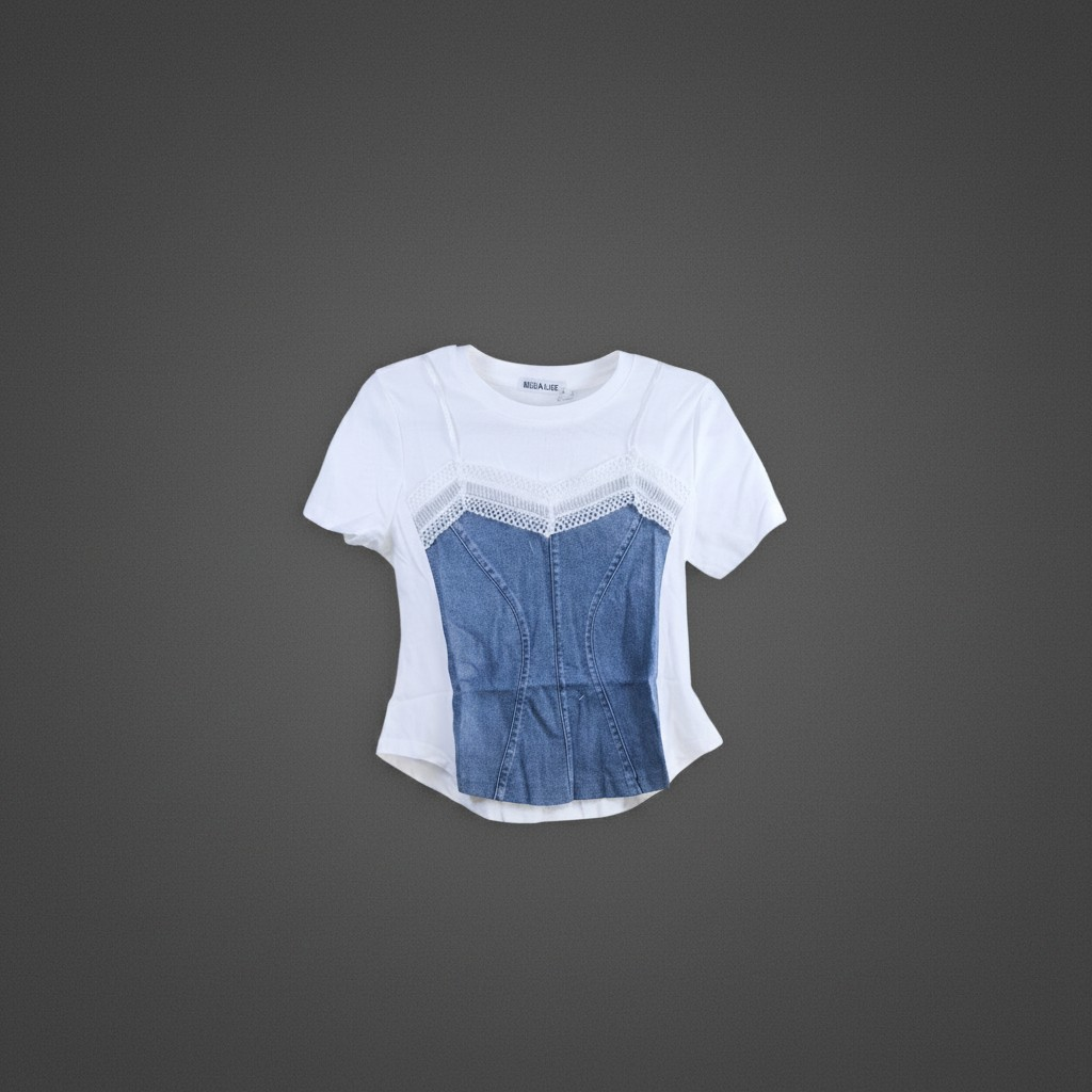 Playera diseño corsette