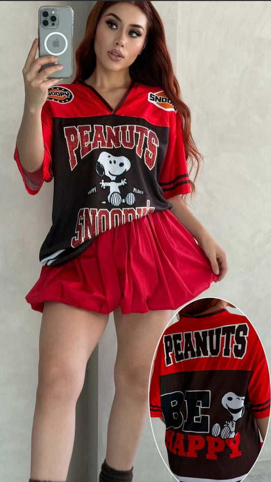 Jersey Snoopy Rosa