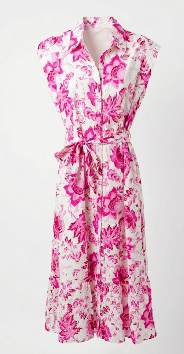 Vestido con diseño de flores