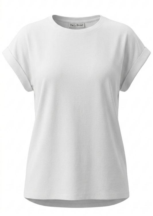 Playera dobladillo en mangas