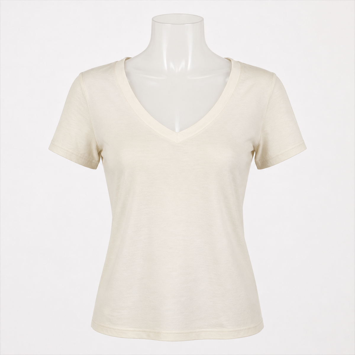 Blusa básica de algodón suave