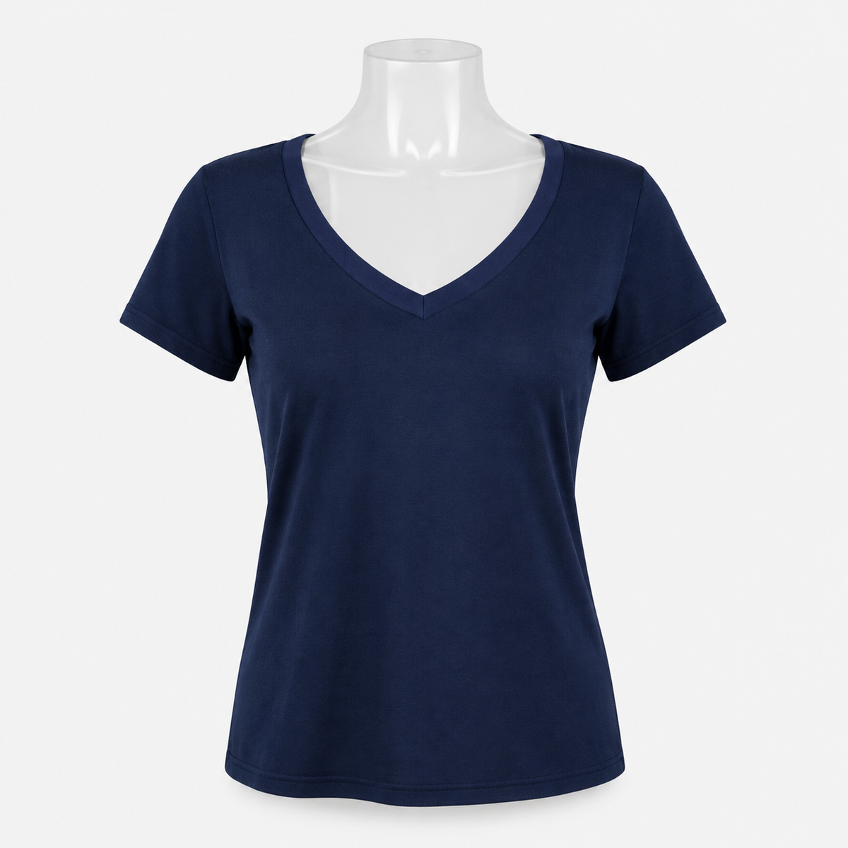 Blusa básica de algodón suave