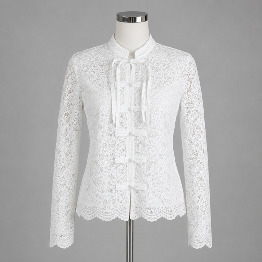 Blusa estilo Napoleón  manga larga