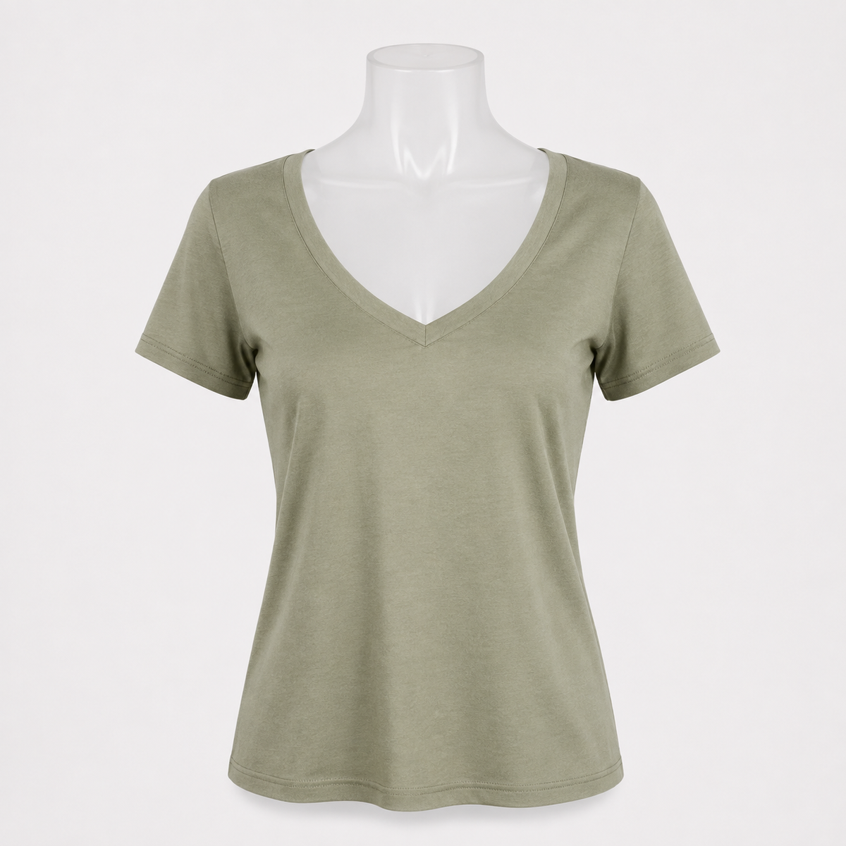 Blusa básica de algodón suave
