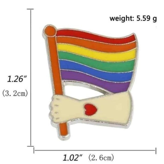 Pin orgullo bandera