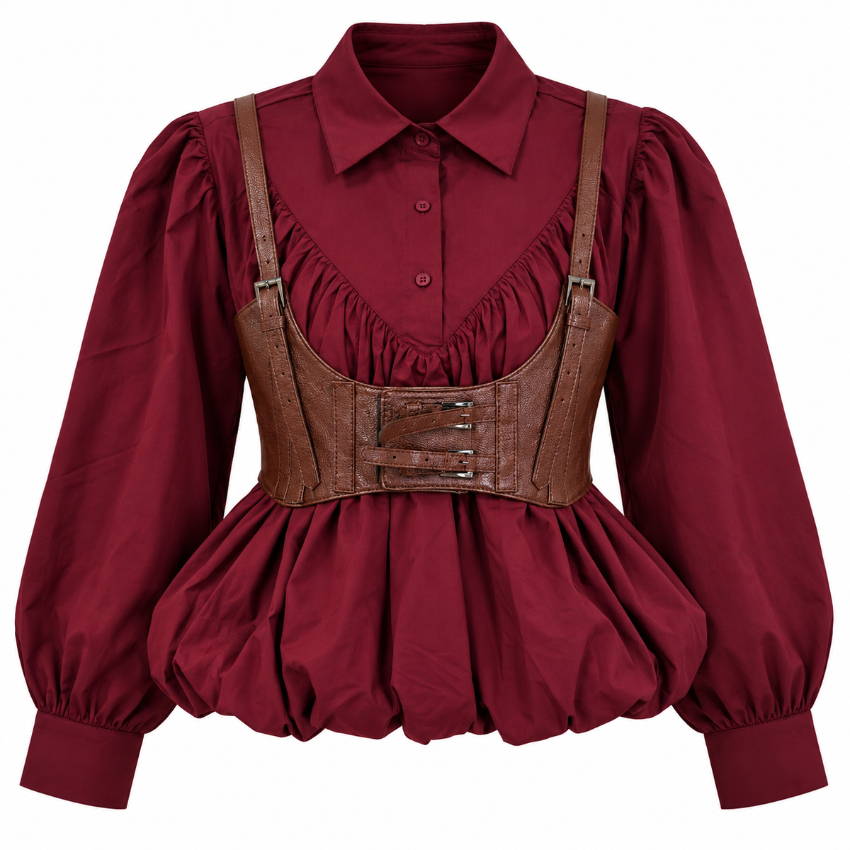 Duo blusa con cinturilla