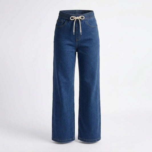 Pantalón mezclilla con resorte